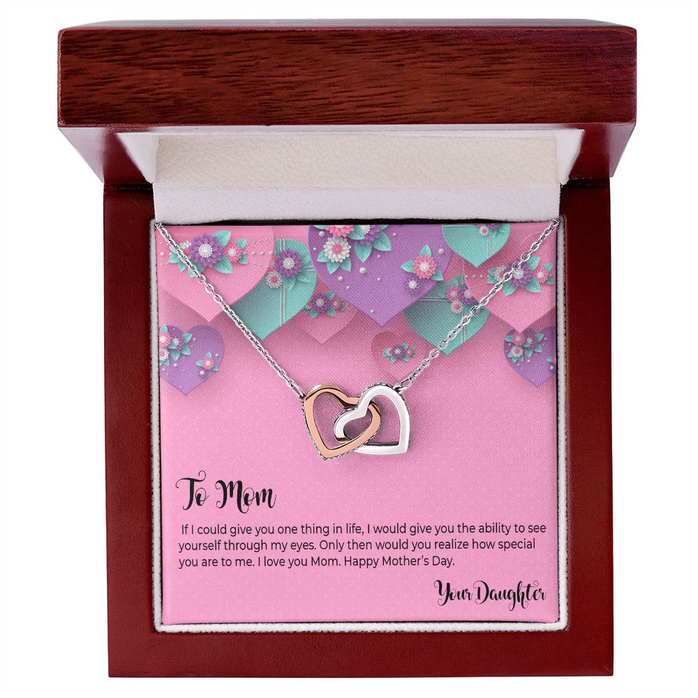 Give Your Mother The Necklace She Will Always Remember Interlocking Hearts Necklace