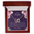 To My Daughter - Promise To Love You - Necklace. Embellished With Cubic Zirconia Stones. Interlocking Hearts Necklace