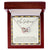 My Girlfriend Interlocking Hearts Necklace Message Card