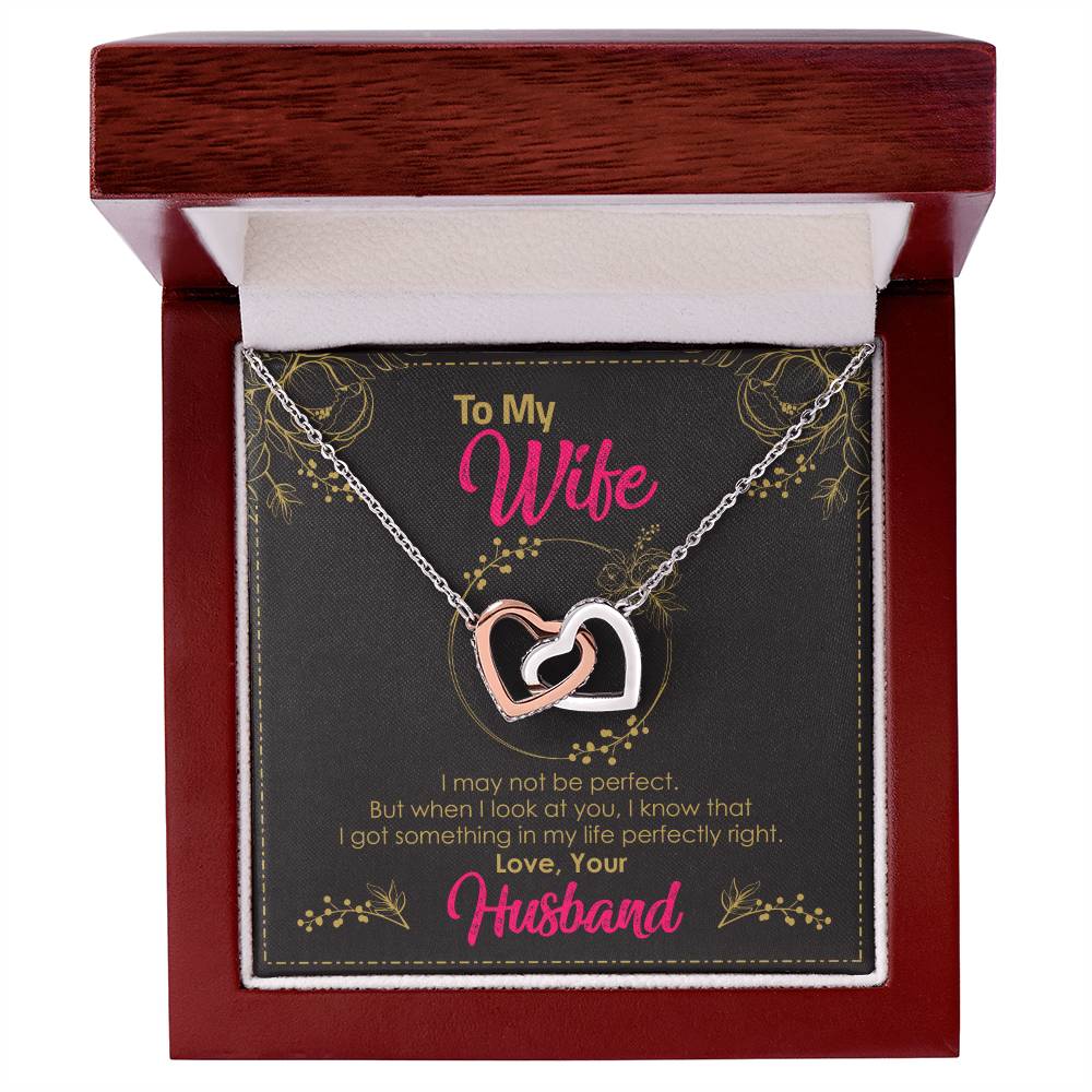 Perfectly Right Wife! Exclusive Necklace! Interlocking Hearts Necklace