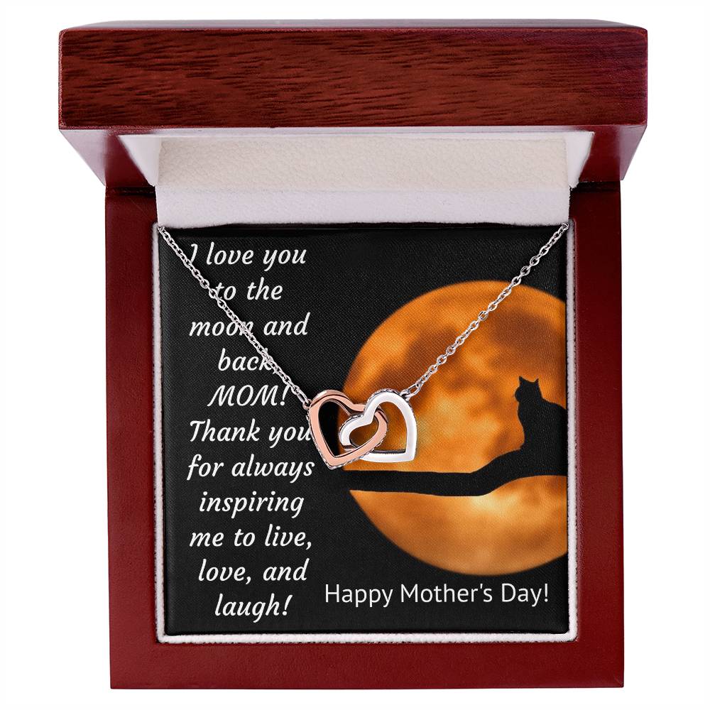 Interlocking Hearts - Mother'S Day Necklace Interlocking Hearts Necklace