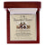To My Queen - I Loved You Then Interlocking Hearts Necklace