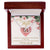 To My Wife Interlocking Hearts Necklace Message Card