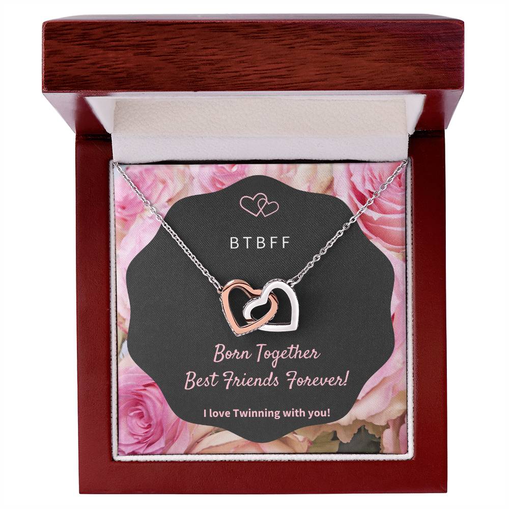 Born Together Interlocking Hearts Necklace