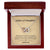 Gift For Daughter- Father And Daughter Their Hearts As One A Link That Can Never Be Undone Interlocking Hearts Necklace