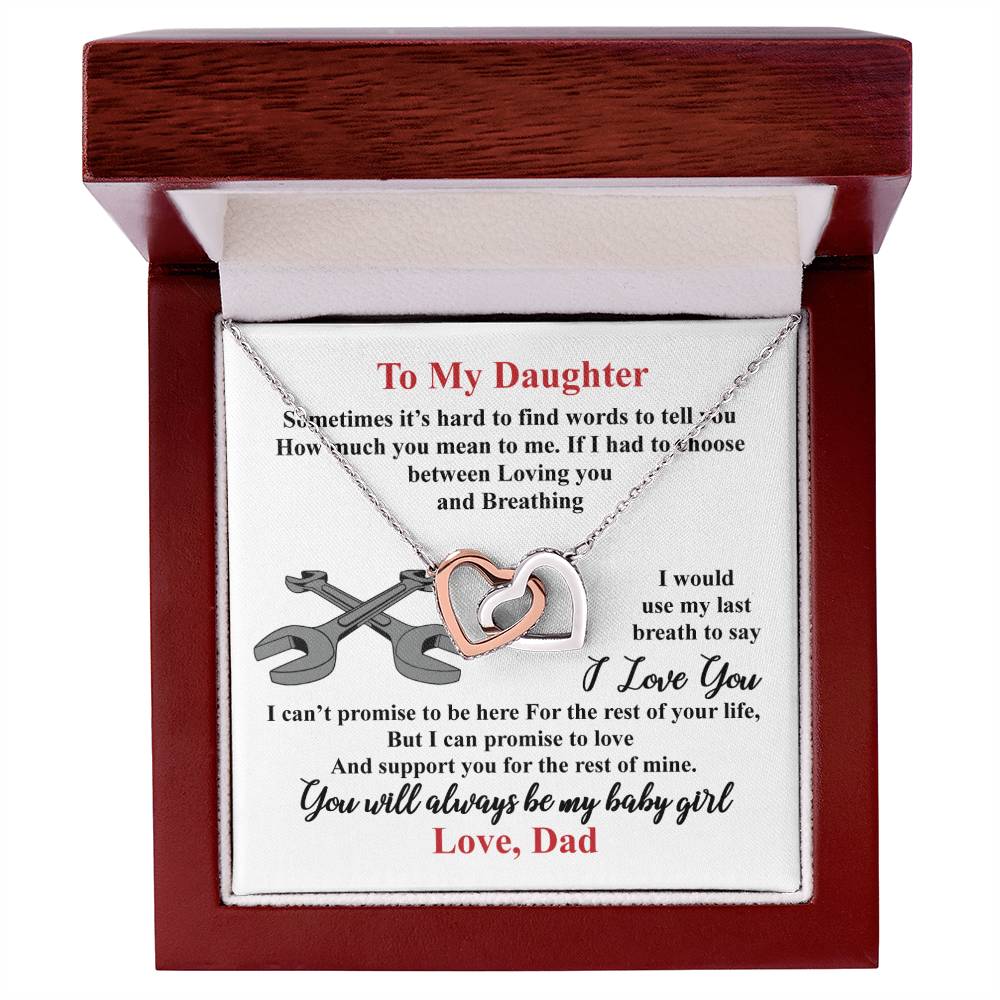 Mechanic'S Daughter - Interlocking Heart Necklace Interlocking Hearts Necklace