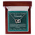 Personalized Linked Hearts Gifts For Daughter From Mom Interlocking Hearts Necklace