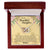 To My Beautiful Daughter Forever Necklace Interlocking Hearts Necklace