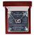 To My Granddaughter From Grandpa - Interlocking Heart Necklace Interlocking Hearts Necklace