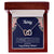 Thirty Birthday All Of My Love Interlocked Hearts Necklace Interlocking Hearts Necklace