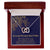 In Loving Memory Of Your Mother - Interlocking Necklace Interlocking Hearts Necklace