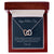 Happy Mother'S Day - Connected Hearts Necklace Interlocking Hearts Necklace