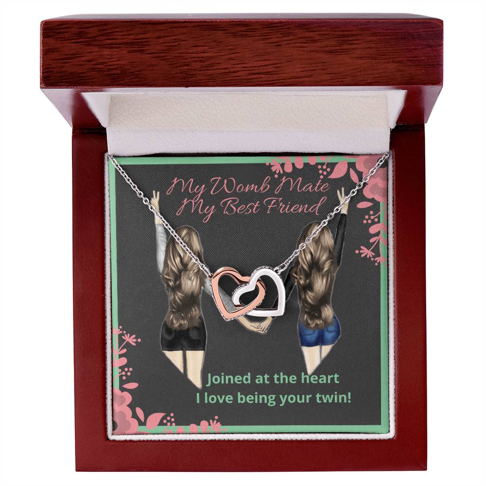 Joined At The Heart Interlocking Hearts Necklace