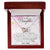 To My Daughter Interlocking Hearts Necklace