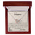 To My Daughter Interlocked Necklace Interlocking Hearts Necklace