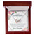 To My Granddaughter - Interlocking Hearts Necklace