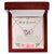 To My Bestfriend Our Friends Are Our Chosen Family Interlocking Hearts Necklace
