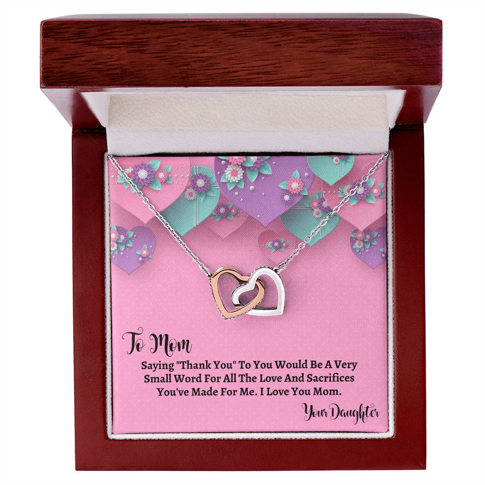 The Perfect Gift For Mom On Any Occasion Interlocking Hearts Necklace