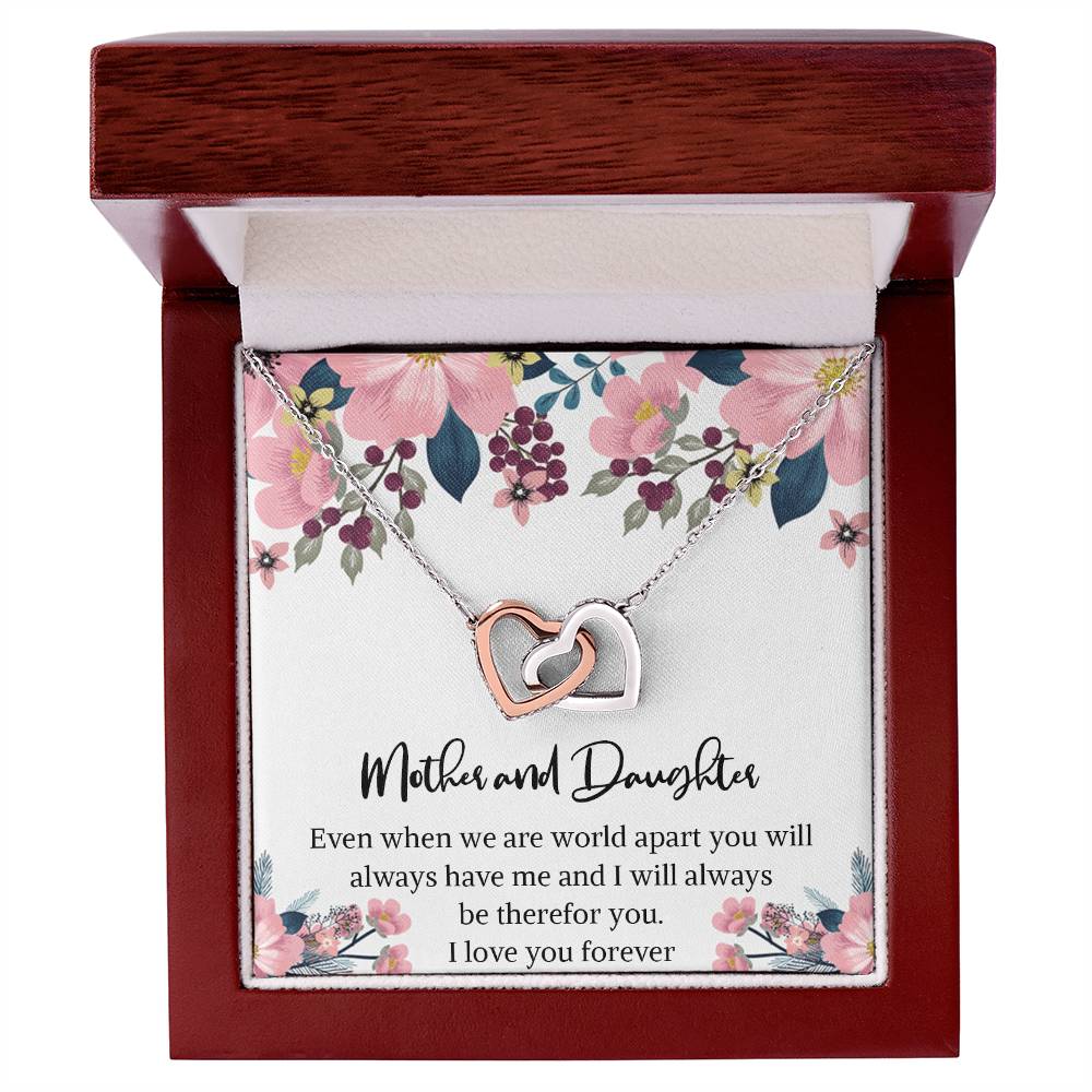 Mom And Daughter Necklace Mother Daughter Jewelry Mother Daughter Necklace Mother And Daughter Necklacemother And Daughter Birthday Gift Interlocking Hearts Necklace