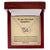 Gift For Daughter From Dad - Thanks My Sweet Girl You Are My Happiness Interlocking Hearts Necklace