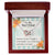 To My Best Friend - I Laugh A Little Harder Interlocking Heart Gift Neckalce Interlocking Hearts Necklace