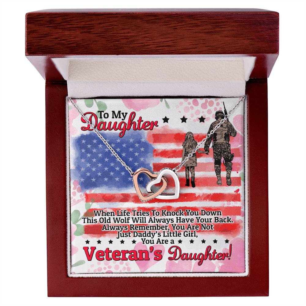 Veteran'S Daughter - Interlocking Heart Necklace Interlocking Hearts Necklace