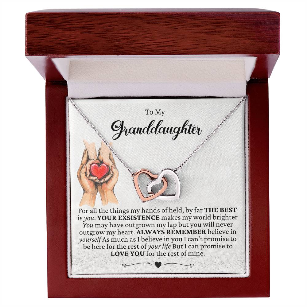 I Promise To Always Love You Interlocking Hearts Holding Hearts Edition Interlocking Hearts Necklace