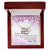 To My Mom Interlocking Hearts Necklace Message Card