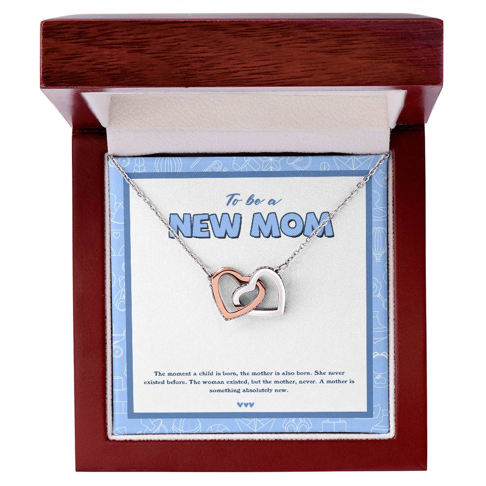 New Mommy To Be Mother'S Day Mommy To Be Gift Pregnant Necklace Interlocking Hearts Necklace