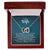 To My Wife - My Other Half - Interlocked Hearts Necklace Interlocking Hearts Necklace