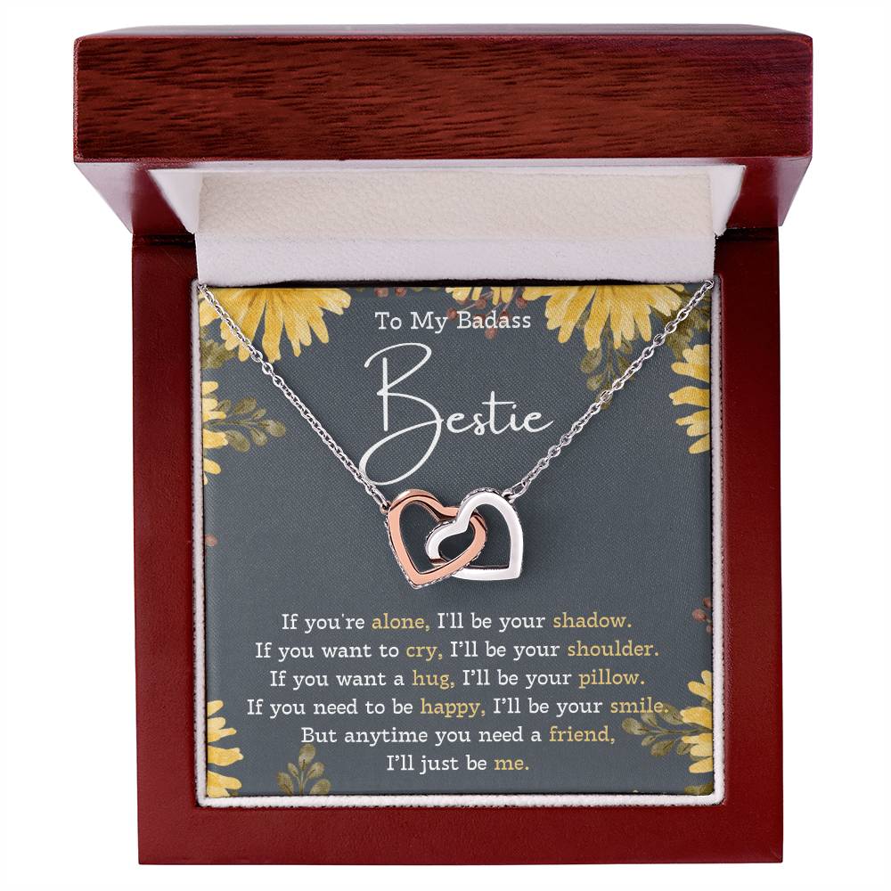 Best Friend Necklace Best Friend Gift Gift For Friend Friendship Interlocking Necklace Friend Forever Gifts Best Friend Birthday Gifts Interlocking Hearts Necklace