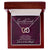 1 Anniversary Girlfriend Interlocking Hearts Necklace