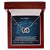 Hey Parents! Beautiful Graduation Gift - Unique Necklace Interlocking Hearts Necklace