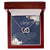 To My Beloved Wife Interlocking Hearts Necklace