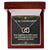 Granddaughter And Nana Bond Necklace - Eudora Collection Interlocking Hearts Necklace