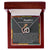 To My Daughter On Your Graduation Day Heart Lock Necklace From Parent Interlocking Hearts Necklace