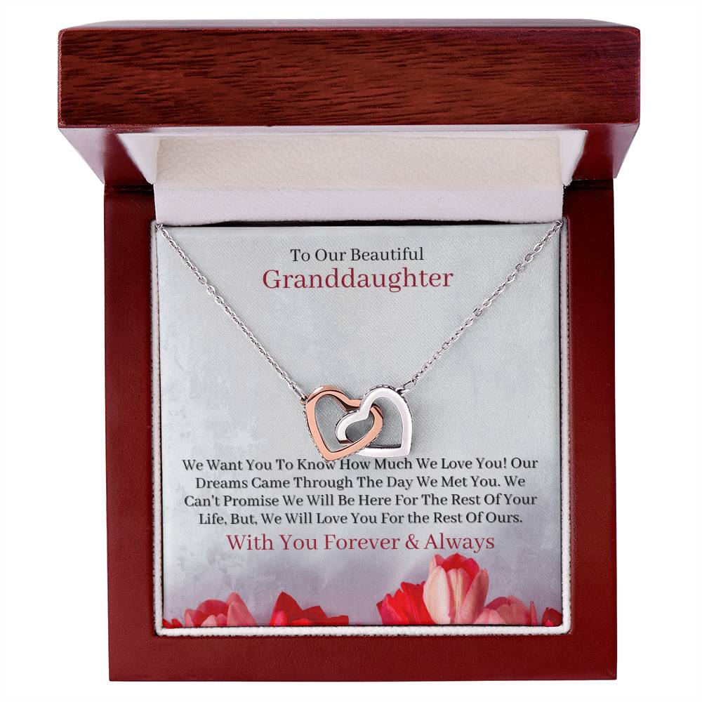 The Perfect Gift For Your Granddaughter. Interlocking Hearts Necklace