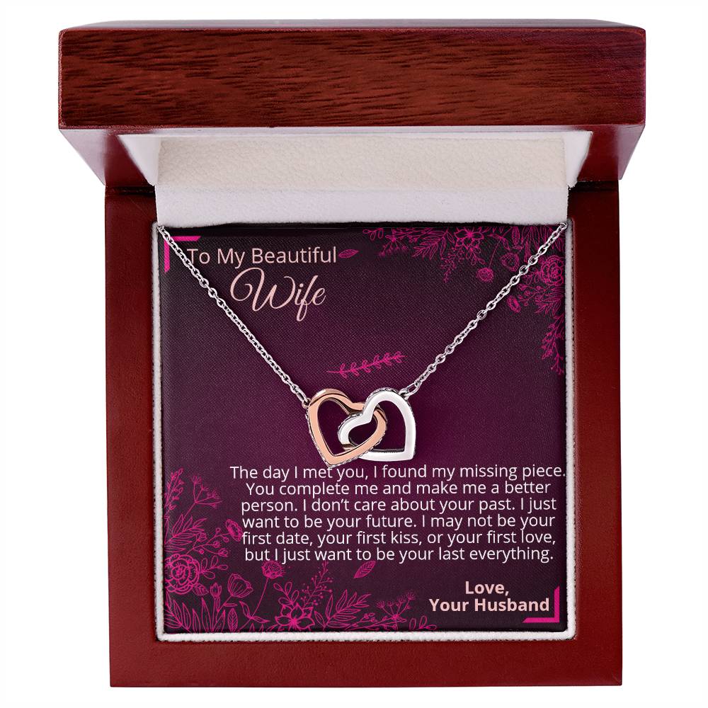 I Met You - Interlocked Hearts Interlocking Hearts Necklace