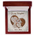 I'M Proud Of You - Best Gift For Daughter Interlocking Hearts Necklace