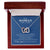 To The Woman I Love So Much - Interlocking Heart Necklace Interlocking Hearts Necklace