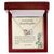 To My Granddaughter - Always In My Heart - Necklace Interlocking Hearts Necklace