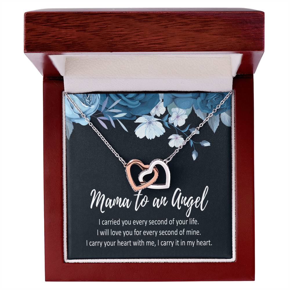 Miscarriage Necklace Gift For Moms Interlocking Hearts Necklace