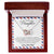 To My Daughter - Left With Two Breaths Interlocking Hearts Necklace