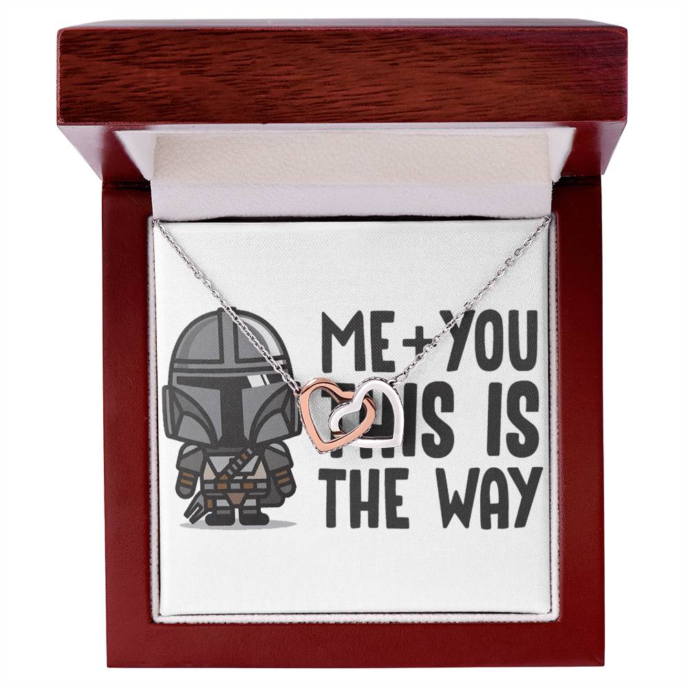 Me And You Interlocking Hearts Necklace