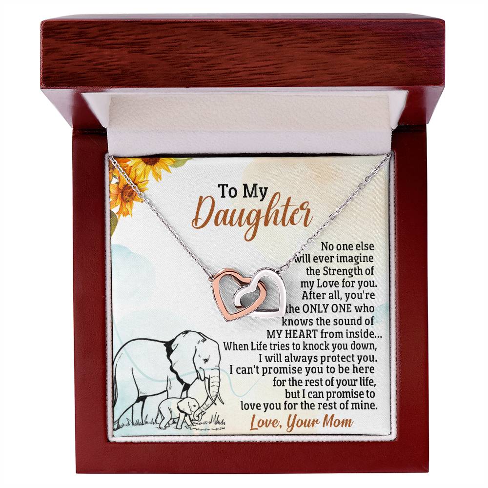 Thoughtful Gifts For You Daughter Best Christmas Gifts Interlocking Hearts Necklace