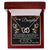 To My Daughter Interlocking Hearts Necklace