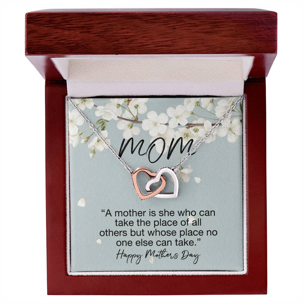 Gift For Mom From Daughter On Mother'S Day Gift For Mom On Mothers Day 2021 Gift Guide For Mom Gift Ideas For Mom Interlocking Hearts Necklace