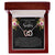 Loving Memory Sister Necklace Interlocking Hearts Necklace