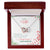 Love To My Wife - Interlocking Hearts Necklace With On Demand Message Card