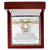 To My Beautiful Daughter 2 Hearts - Exclusive Offer Ribbon Interlocking Hearts Necklace